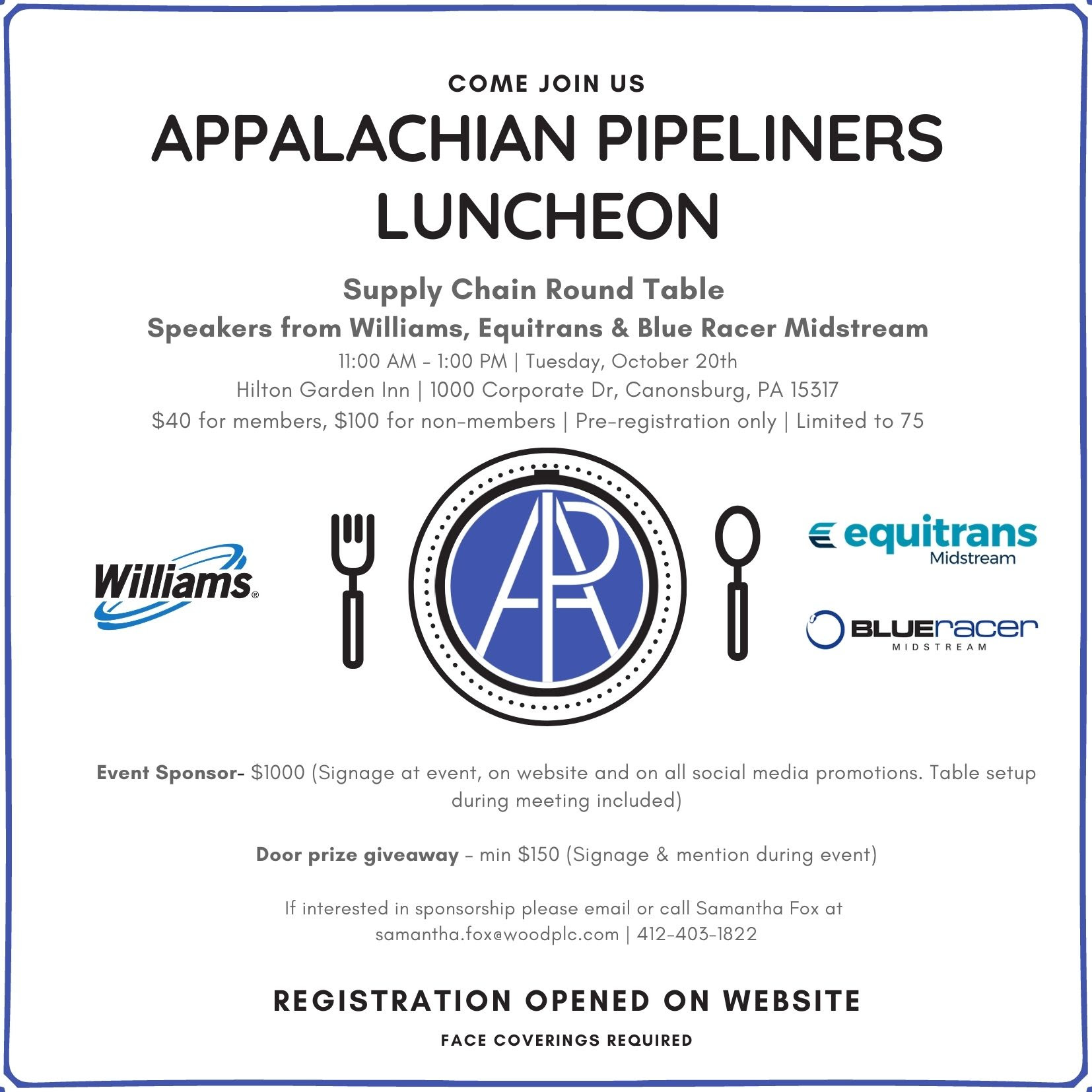 Appalachian Pipeliners Luncheon